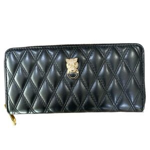 Elegant Black Quilted Aldo Wallet
